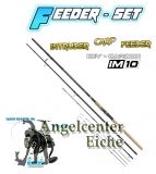 Feeder Set Kev-Carbon Rute + Weitwurfrolle