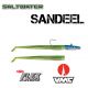 Berkley Flex Sandaal Green Sprat + VMC Darting Jig Head 75g 7/0
