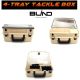 4-Tray Tackle Box BLK-2200